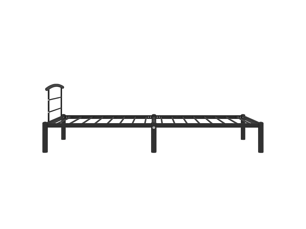 Cama 90x200 cm metal preto PT871511