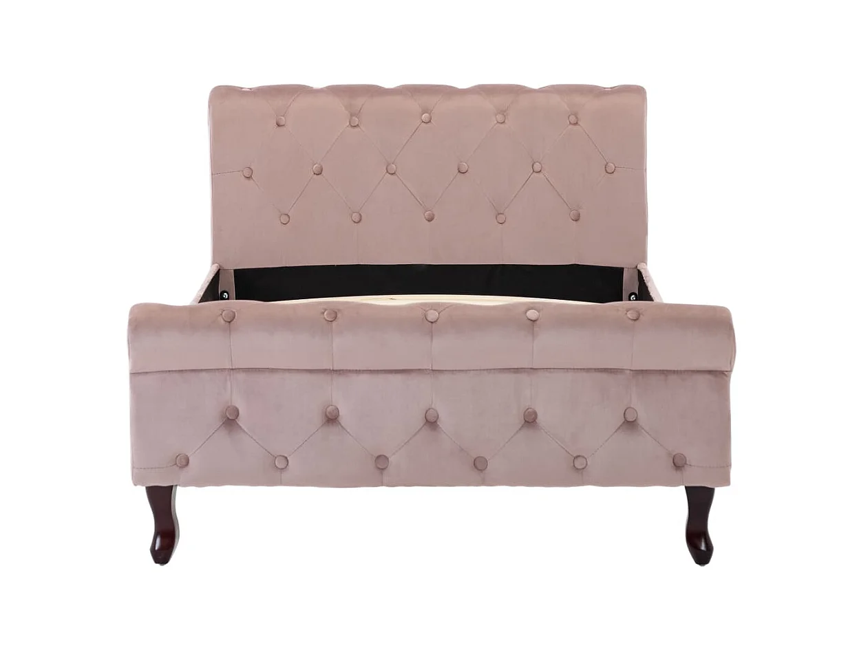 Lit-100x200 cm Rose Velours EGGB49314