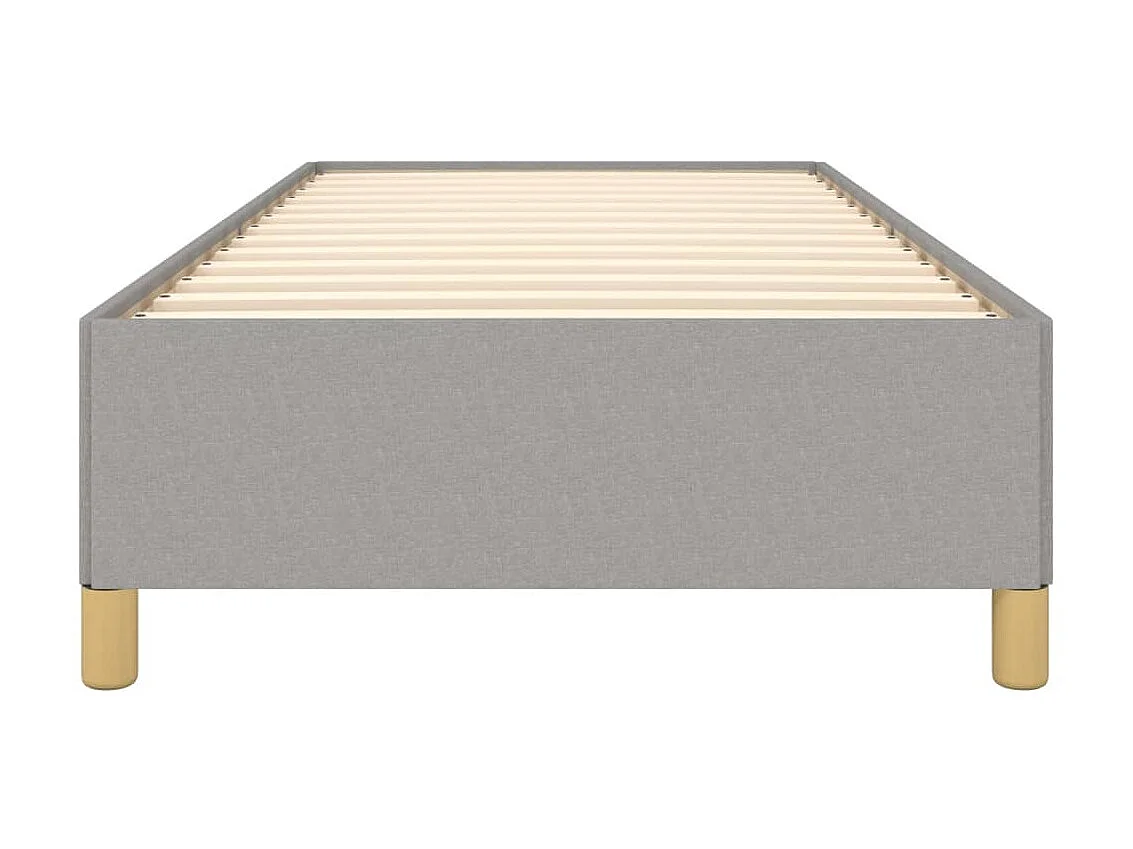 Lit-100x200 cm Gris clair Tissu EGGB66746