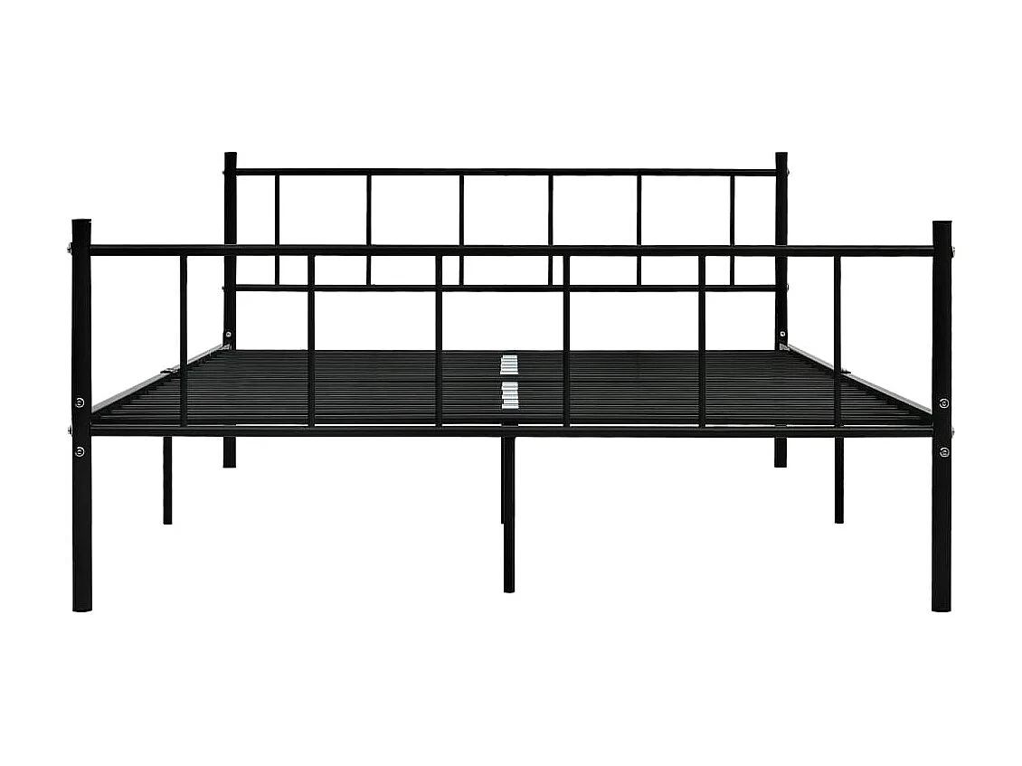 Cama 180x200 cm metal preto PT705116