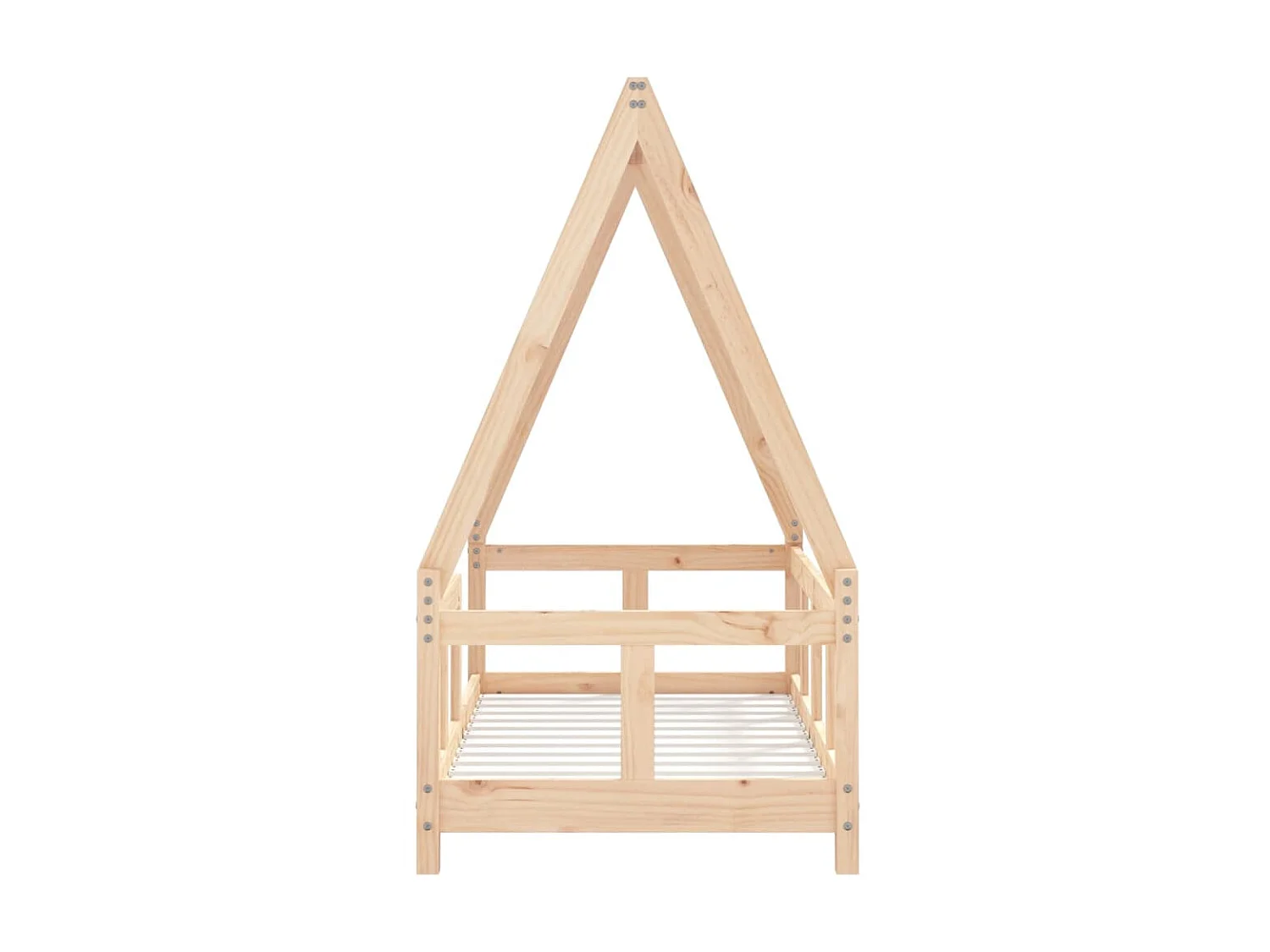 Lit-70x140 cm pour enfant bois de pin massif EGGB70479