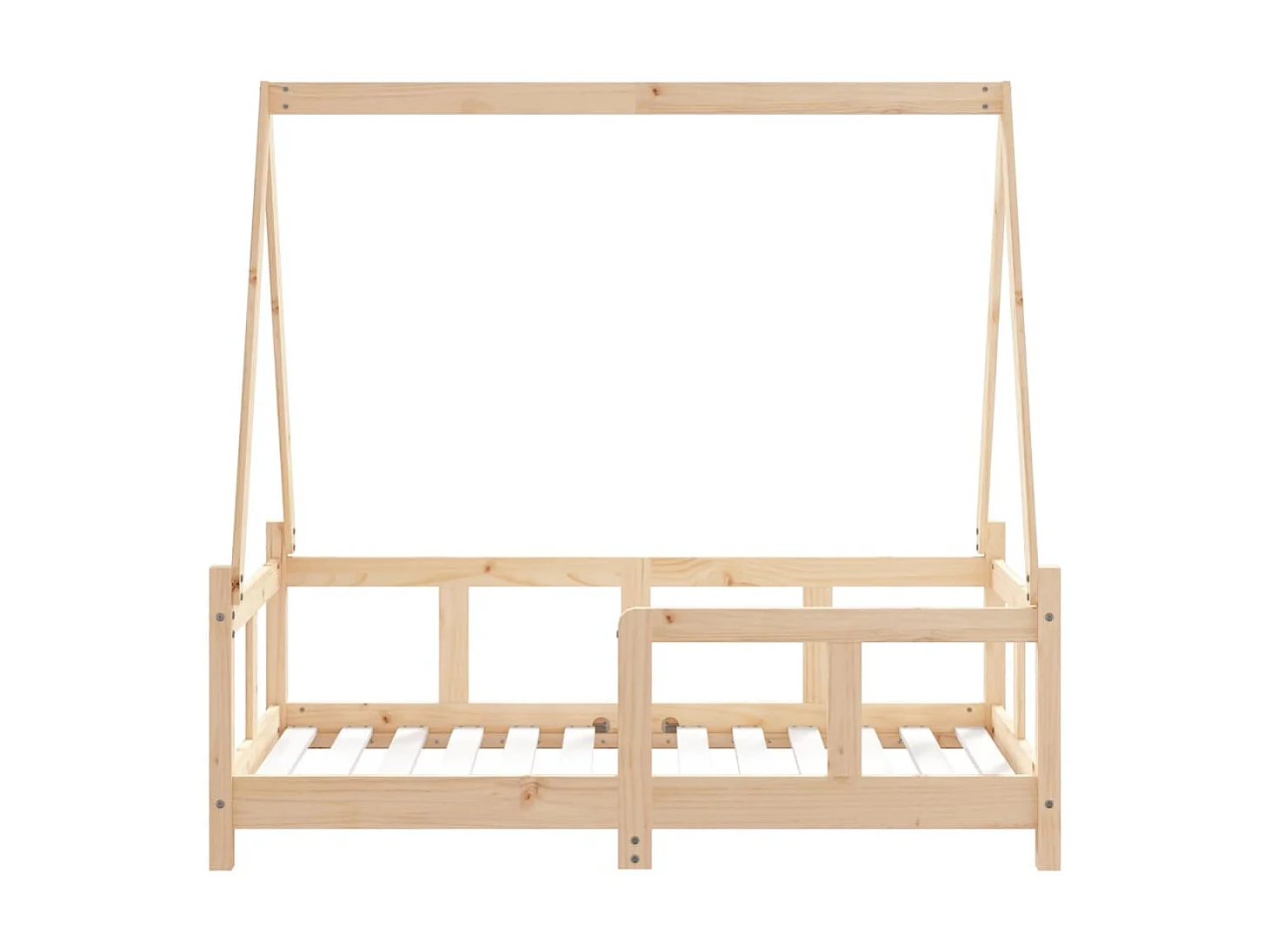 Lit-70x140 cm pour enfant bois de pin massif EGGB70479