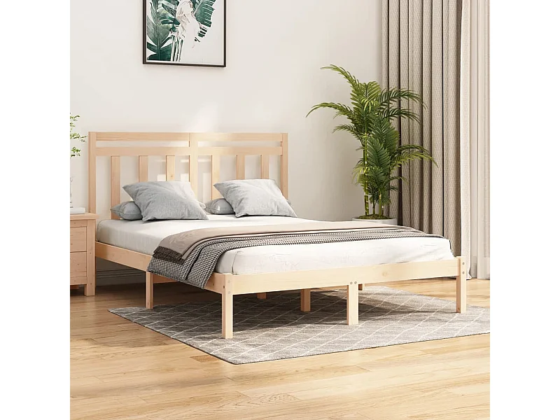 Bedframe massief hout 120x190 cm NL90761