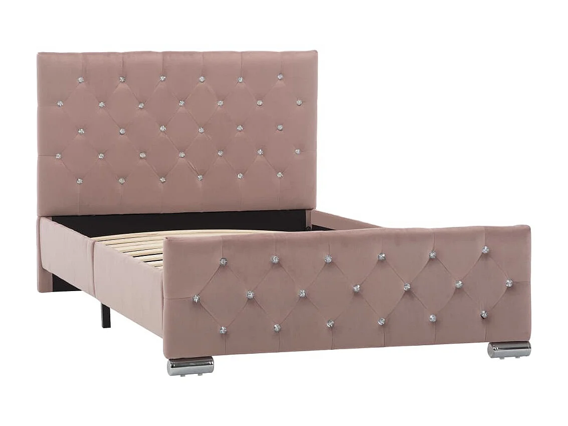 Lit-100x200 cm Rose Velours EGGB83913