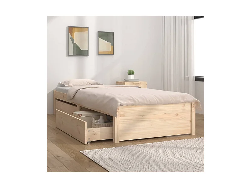 Lit-90x200 cm avec tiroirs EGGB48575