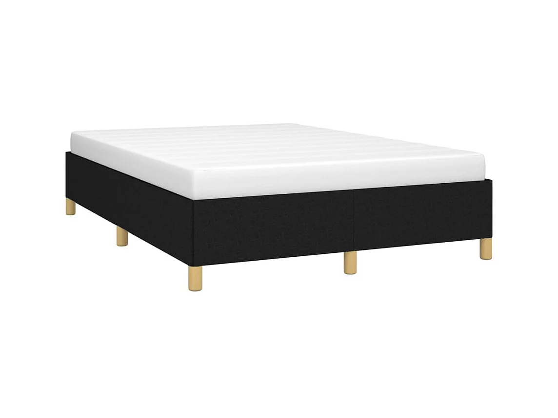 Lit-140x190 cm Noir Tissu EGGB37062
