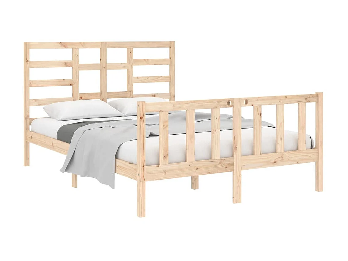 Cama 120x190 cm madera maciza ES79387