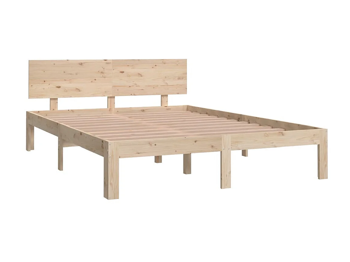 Bedframe massief hout 135x190 cm NL67989