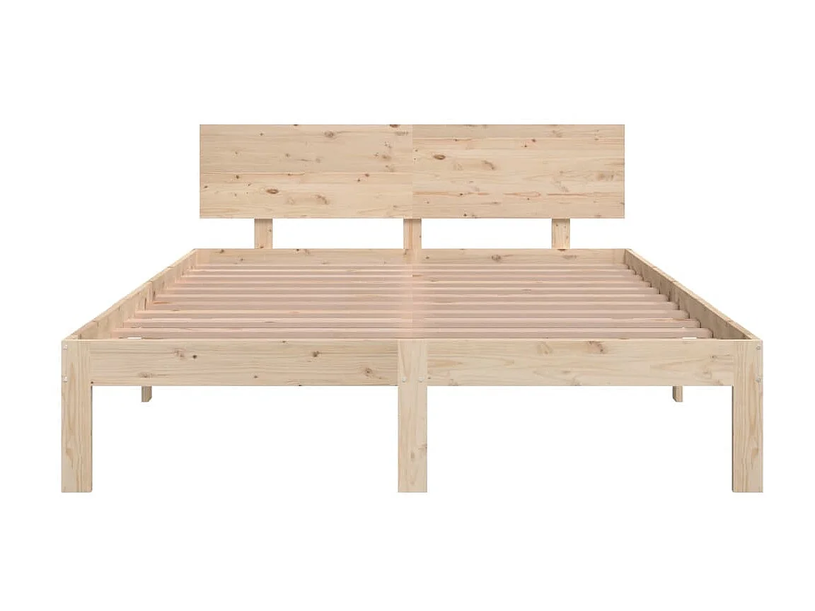 Bedframe massief hout 135x190 cm NL67989
