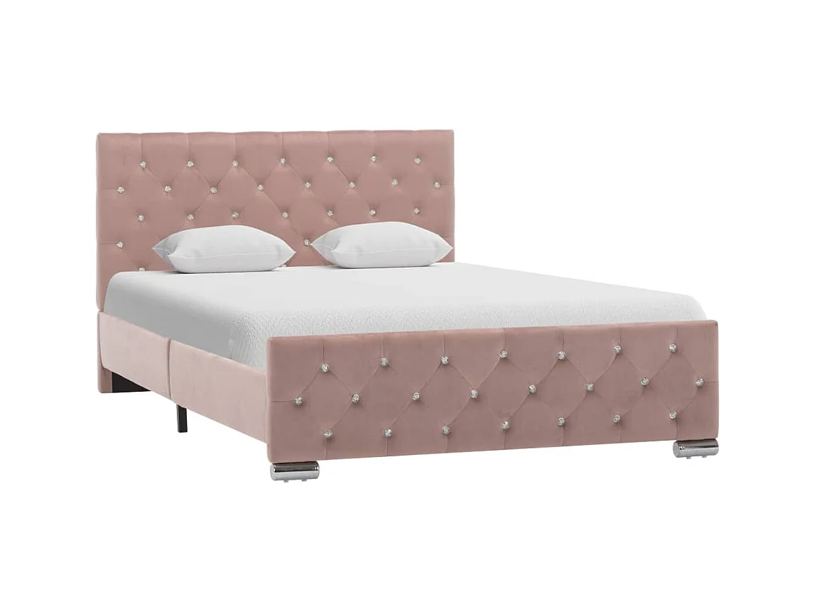 Lit-120x200 cm Rose Velours EGGB65113