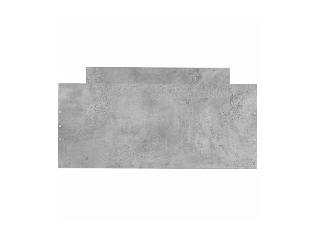 Lit-90x190 cm gris béton bois d'ingénierie EGGB42233