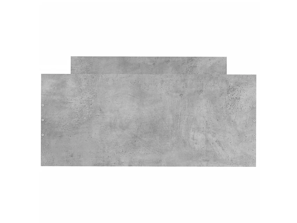 Lit-90x190 cm gris béton bois d'ingénierie EGGB42233