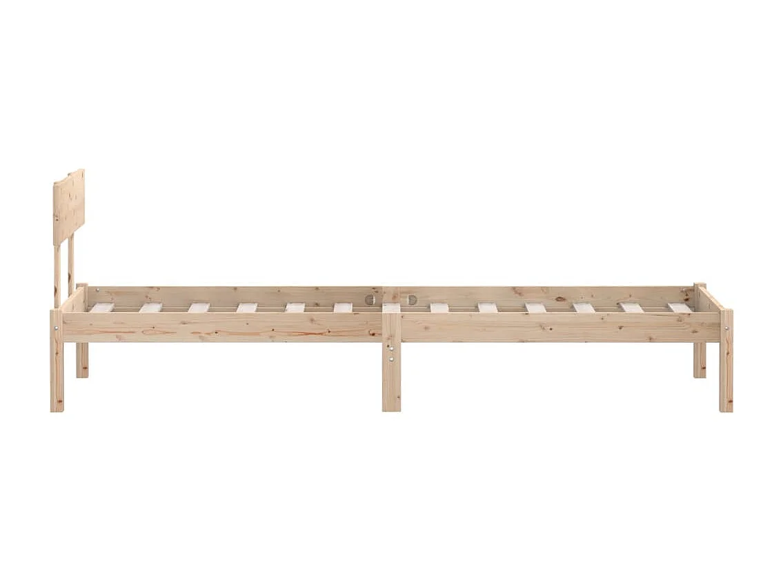 Lit-90x200 cm Bois de pin massif EGGB78578