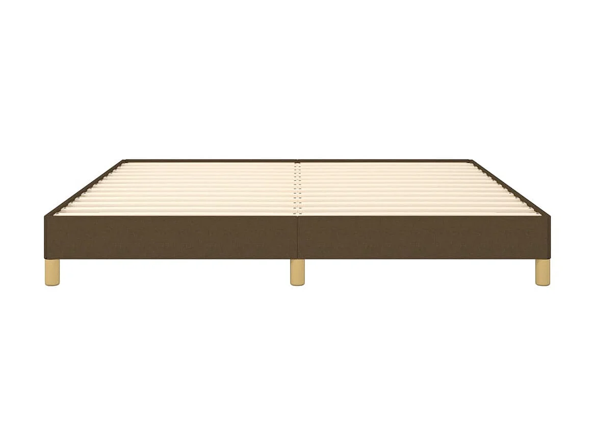 Lit-180x200 cm Marron foncé Tissu EGGB57281