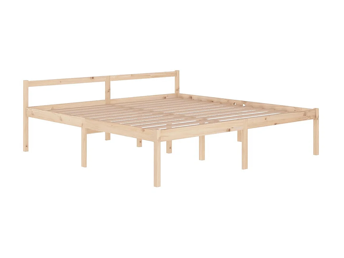 Cama para idosos 200x200 cm pinho maciço PT637148