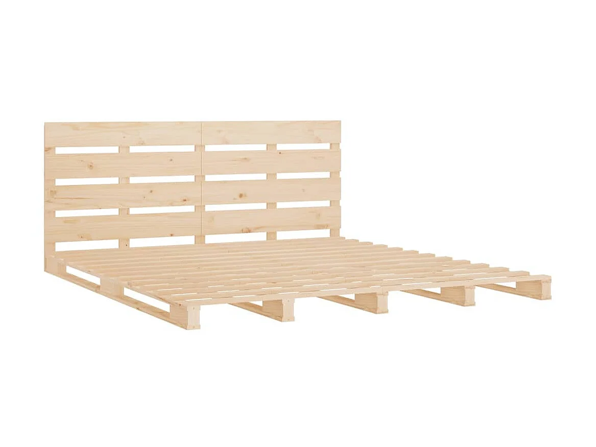 Cama 135x190 cm madera maciza de pino ES46841