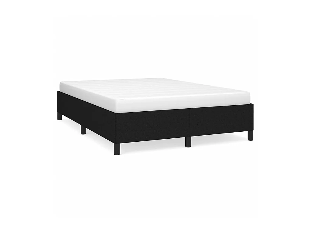 Lit-140x190 cm Noir Tissu EGGB23840