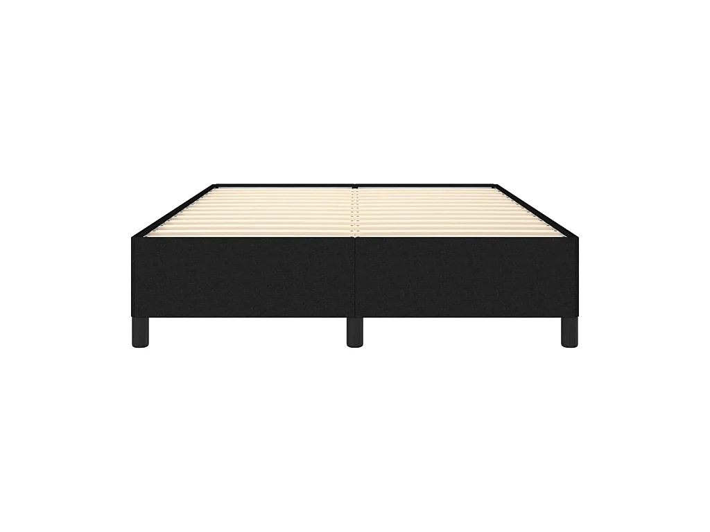 Lit-140x190 cm Noir Tissu EGGB23840