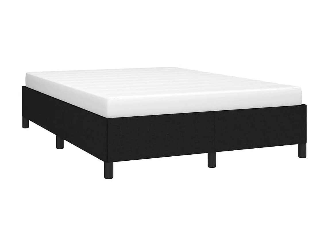 Lit-140x190 cm Noir Tissu EGGB23840