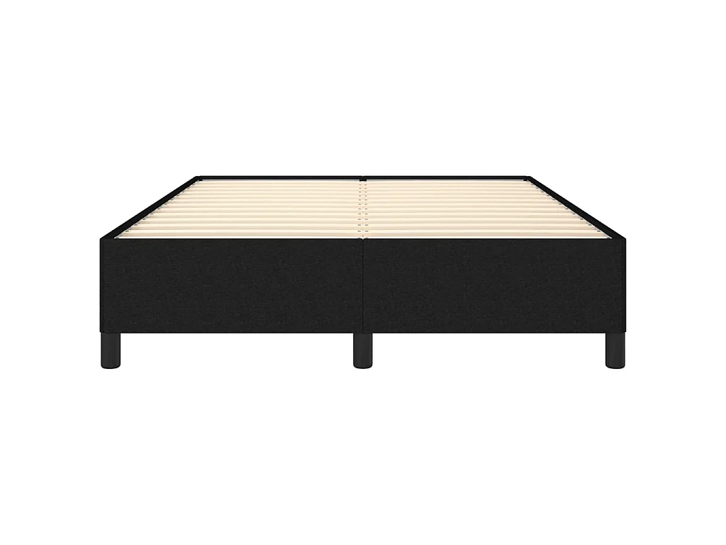 Lit-140x190 cm Noir Tissu EGGB23840
