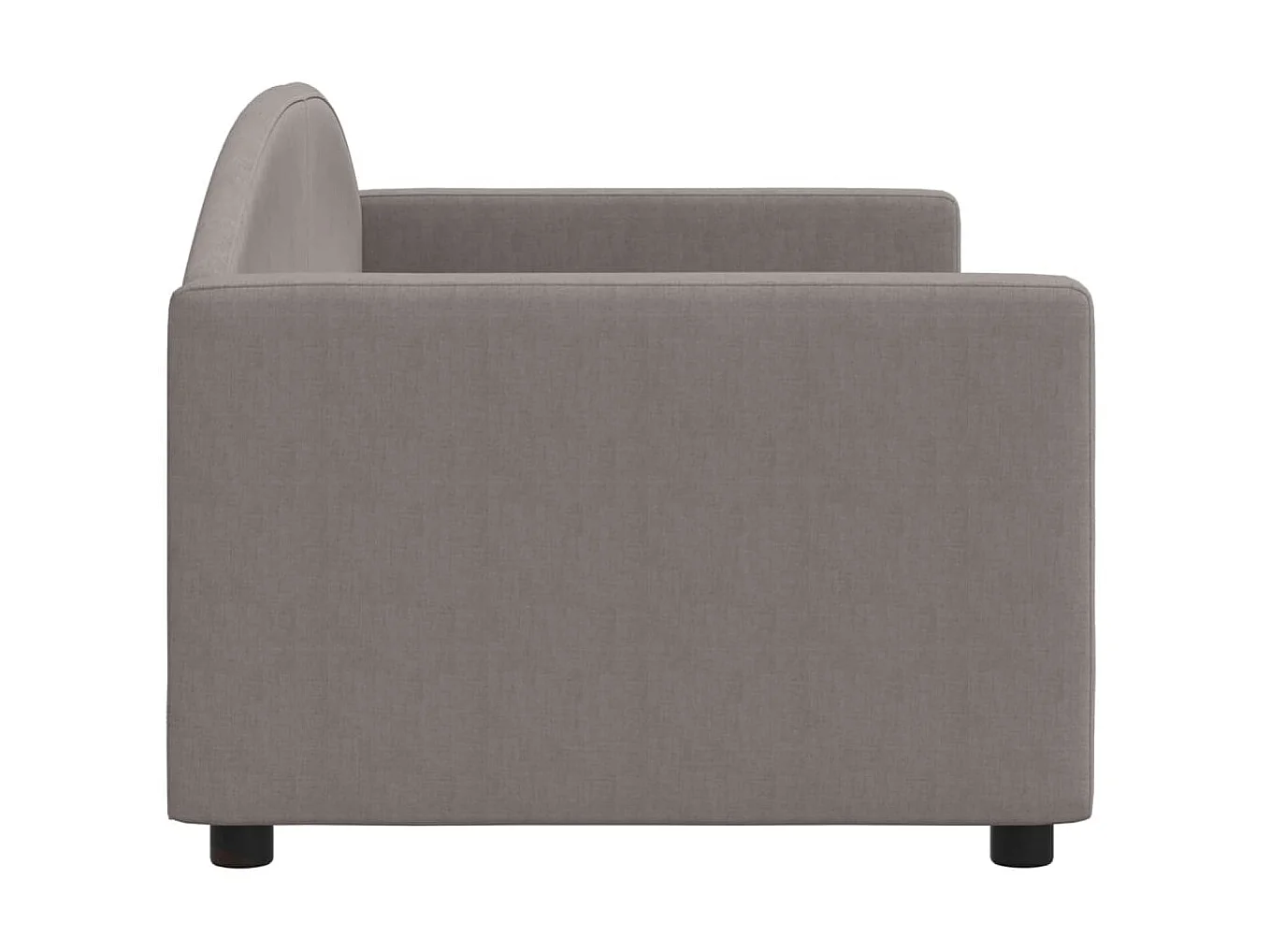 Lit-80x200 cm de repos taupe tissu EGGB53697