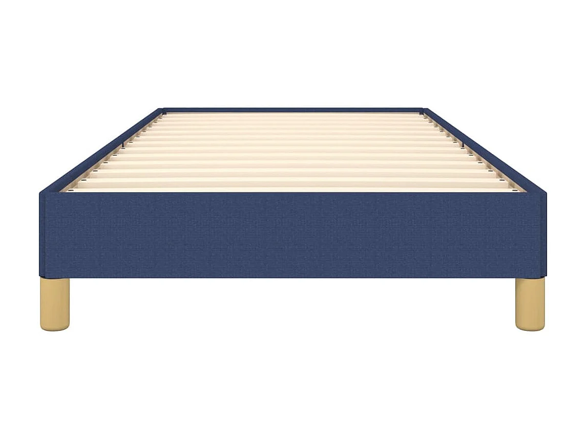 Cama 100x200 cm tecido azul PT128948