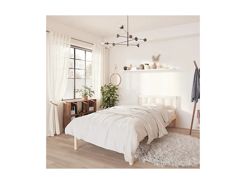 Lit-90x200 cm bois de pin massif EGGB13988