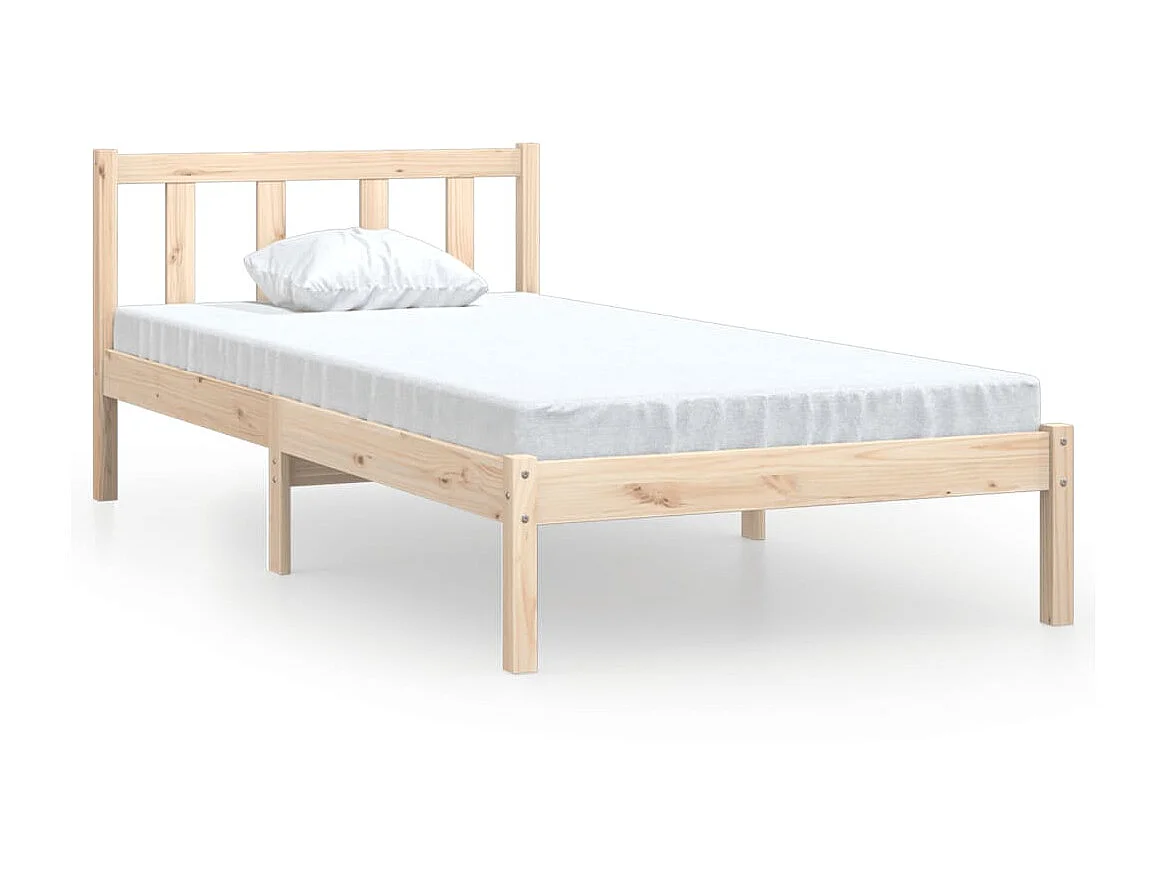 Lit-90x200 cm bois de pin massif EGGB13988