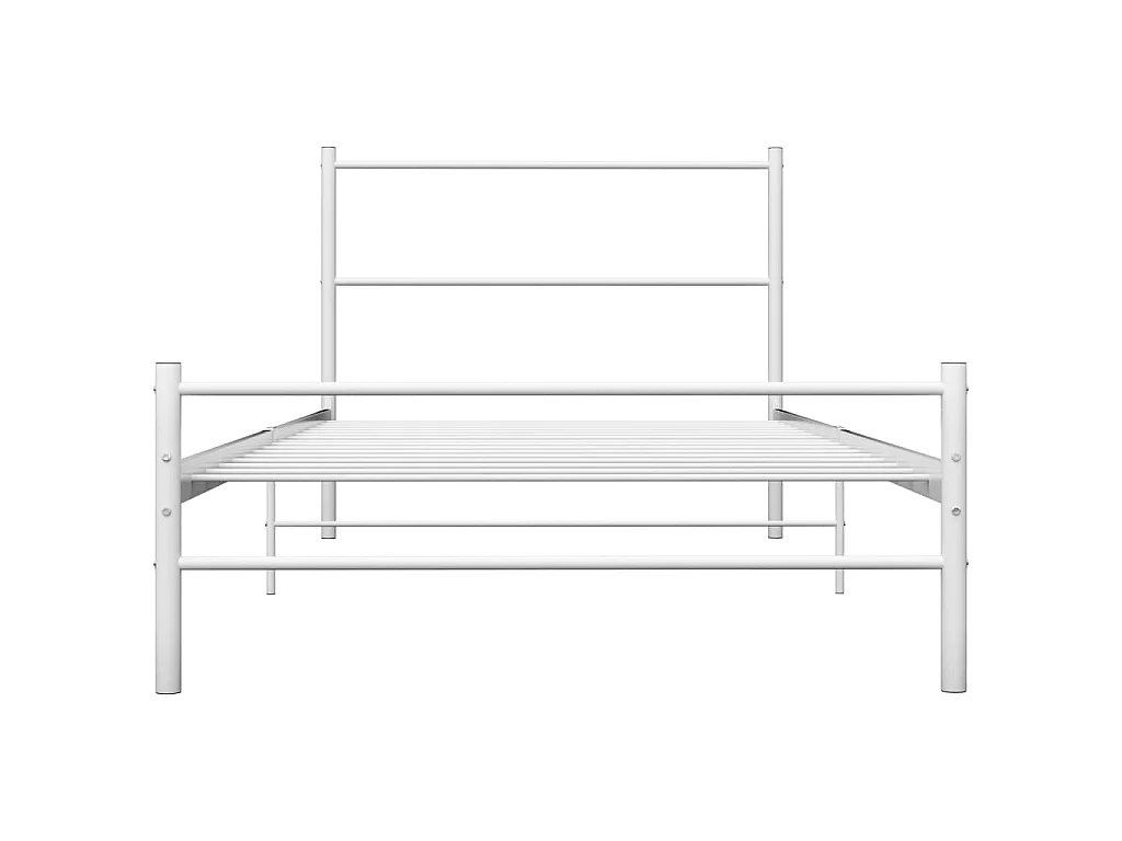 Bedframe metaal wit 90x200 cm NL90932
