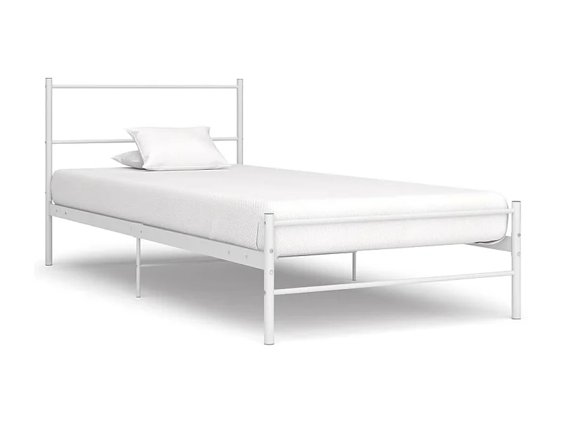Bedframe metaal wit 90x200 cm NL90932