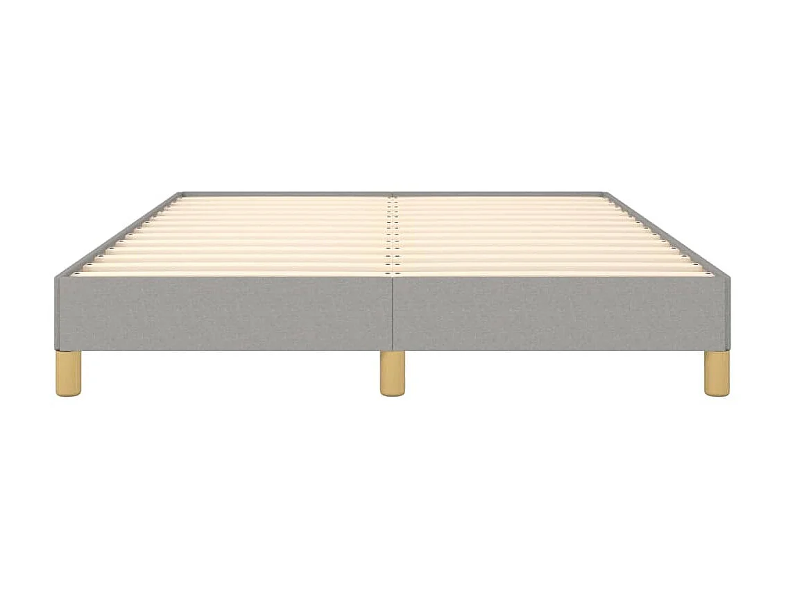 Bedframe stof lichtgrijs 140x190 cm NL77075