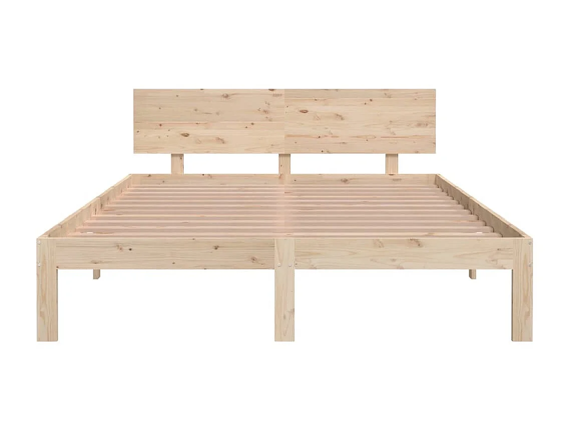 Lit-140x200 cm Bois de pin massif EGGB66187