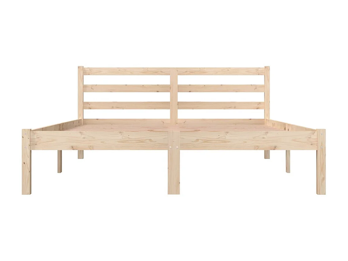 Cama 120x190 cm madera maciza de pino ES98472