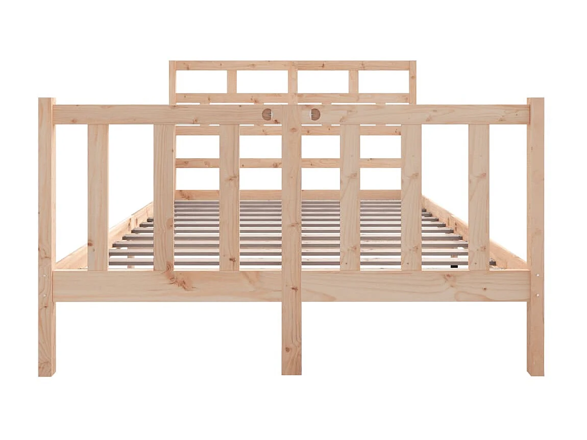 Lit-120x190 cm bois de pin massif petit double EGGB88284