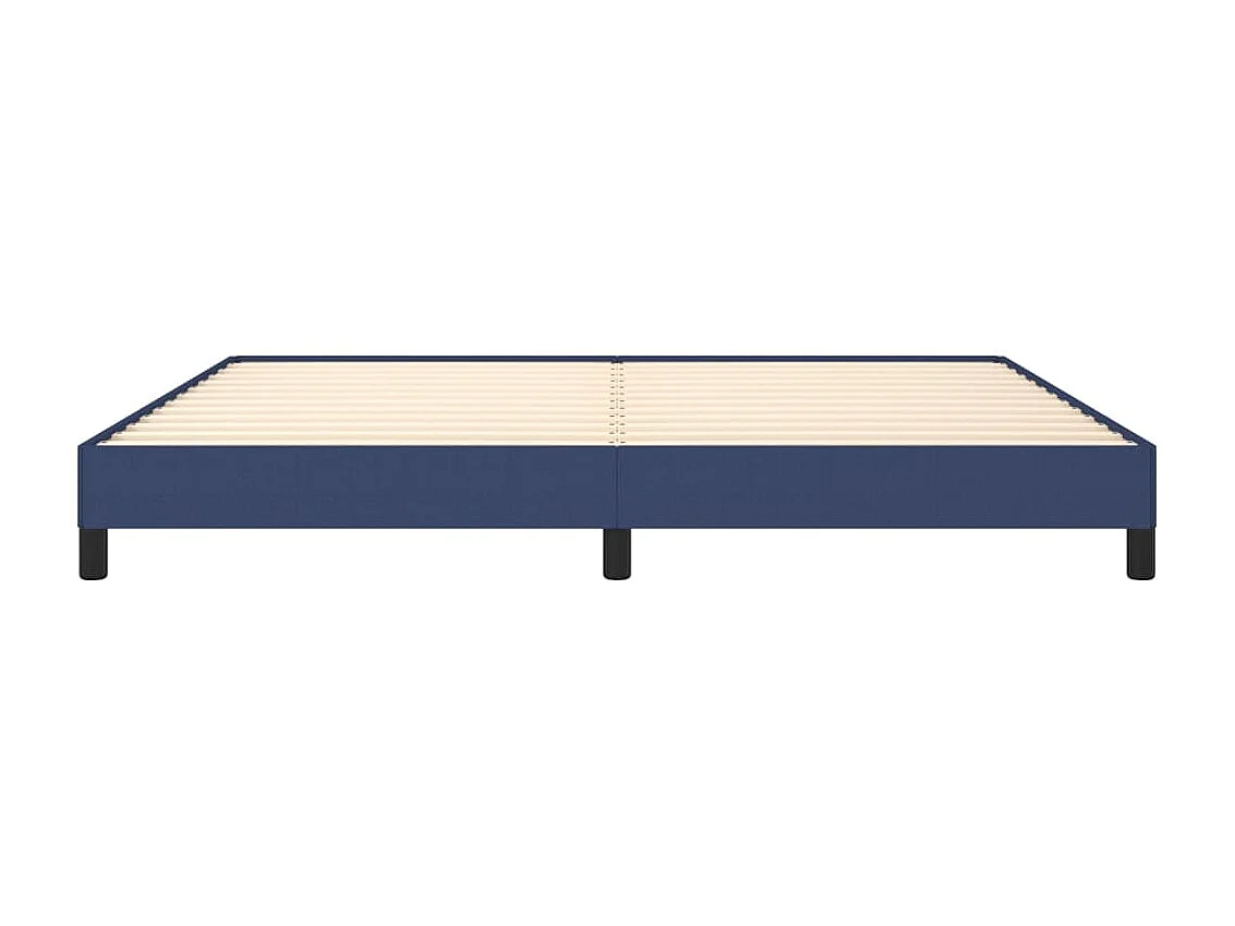 Bedframe stof blauw 200x200 cm NL19649
