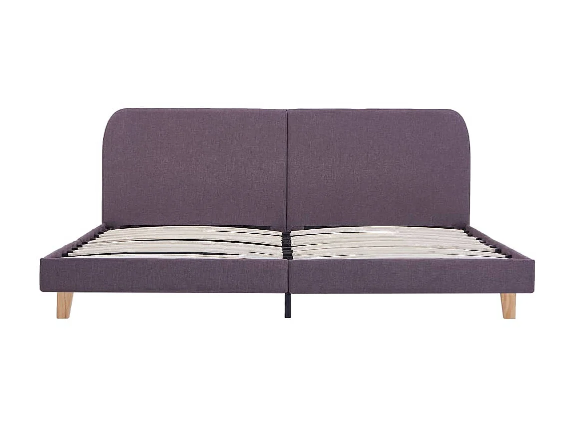 Lit-180x200 cm Taupe Tissu EGGB72503