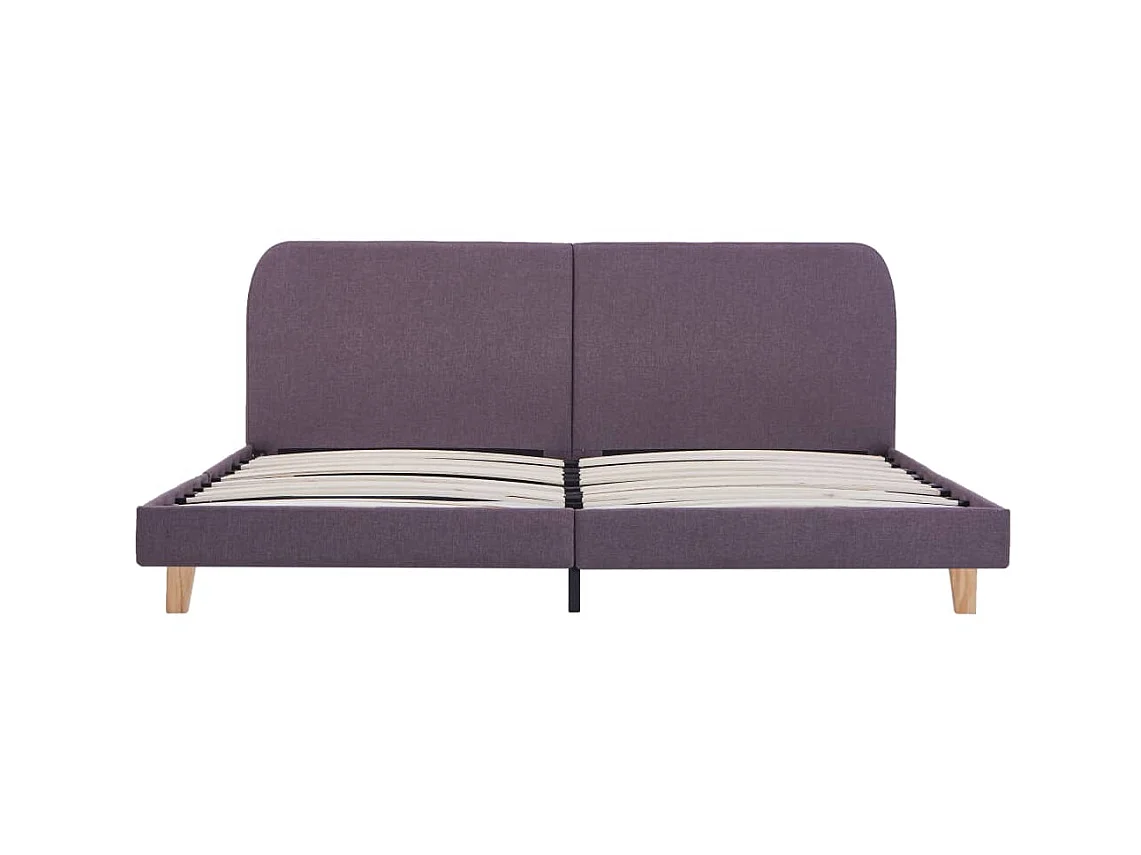 Lit-180x200 cm Taupe Tissu EGGB72503