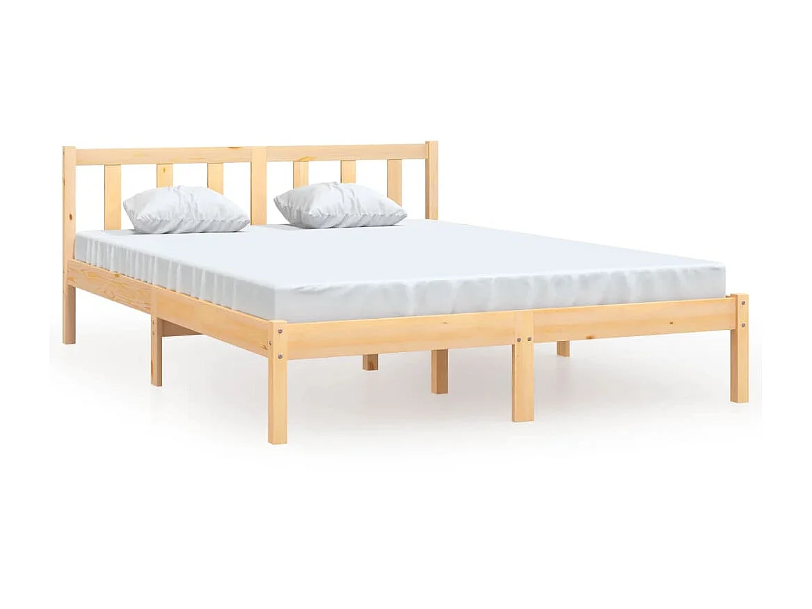 Bedframe massief grenenhout 135x190 cm NL35147