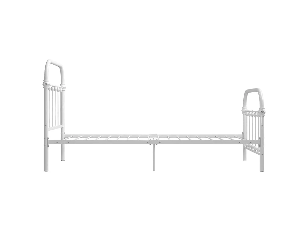Cama metal 90x200 cm branco PT192920