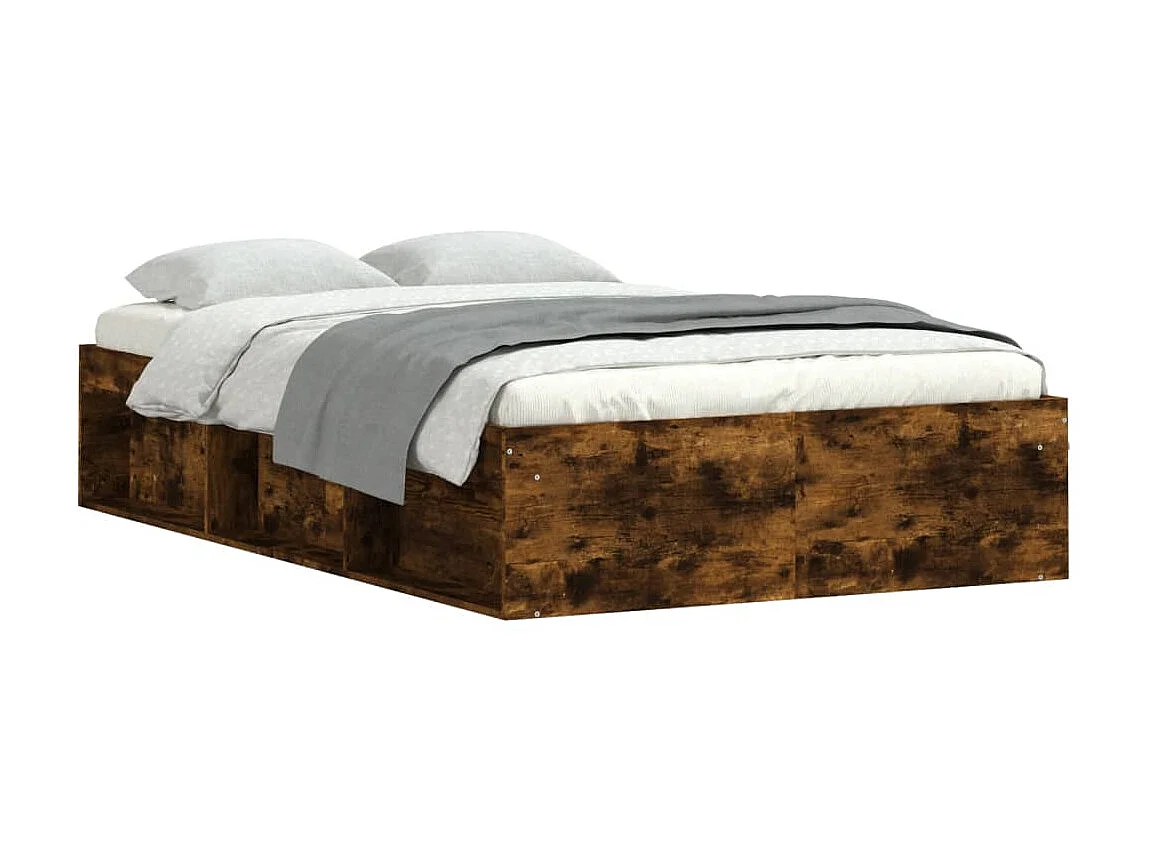 Cama 120x200 cm carvalho fumado PT779894