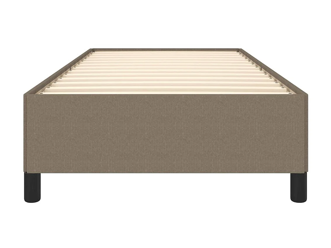 Lit-90x190 cm Taupe Tissu EGGB65834