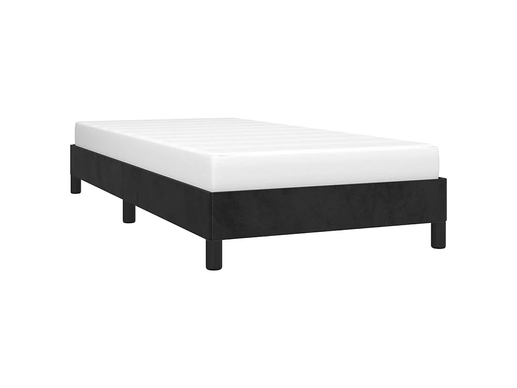 Lit-100x200 cm Noir Velours EGGB54436