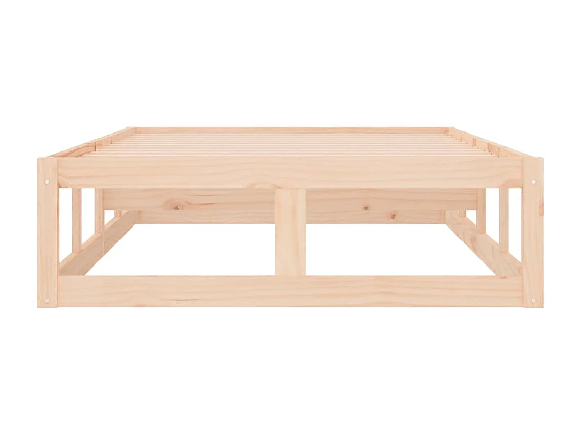 Lit-75x190 cm Petit simple Bois massif EGGB94061