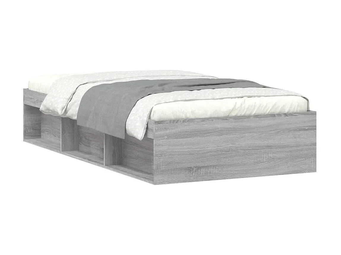 Cama 100x200 cm cinzento sonoma PT891777