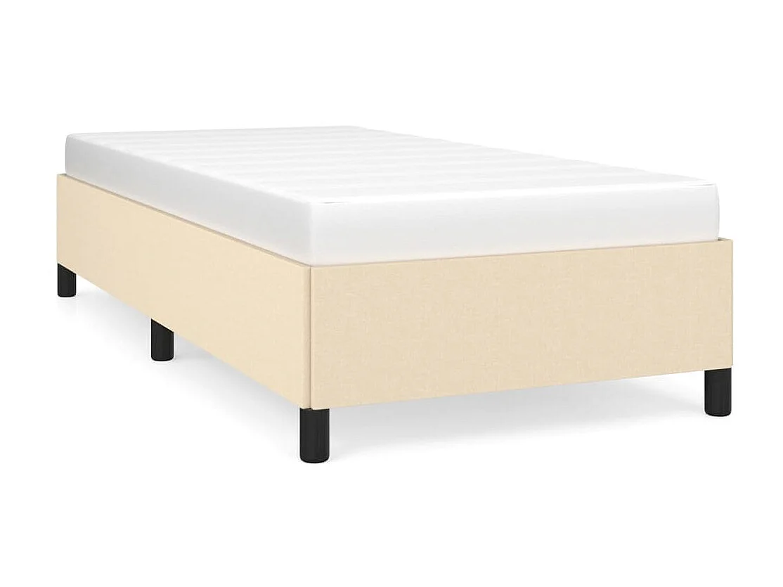 Cama tecido 100x200 cm cor creme PT155802