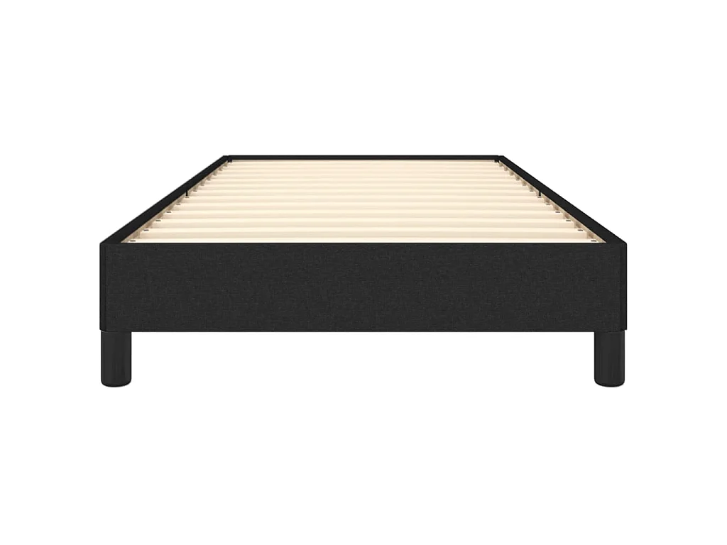 Lit-90x190 cm Noir Tissu EGGB63156