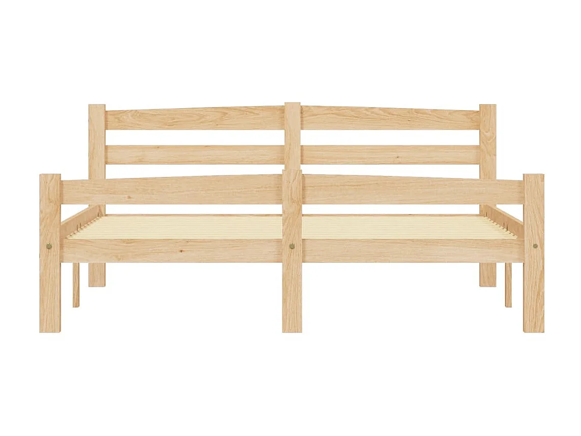 Lit-140x200 cm Bois de pin massif EGGB65527