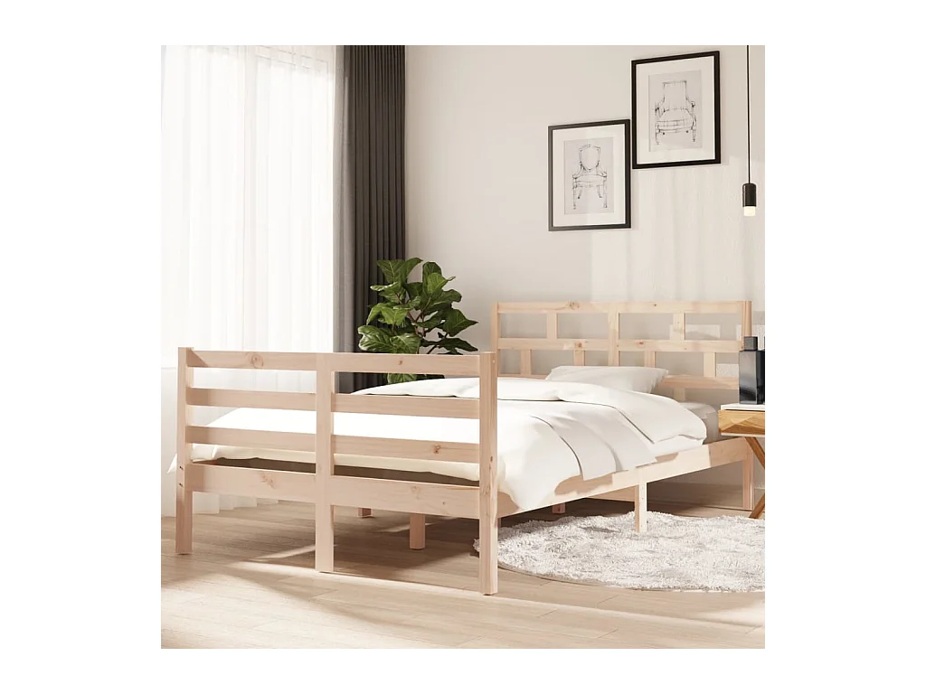 Bedframe massief grenenhout 120x200 cm NL21634