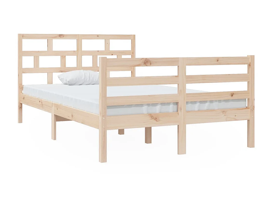 Cama 120x200 cm madeira de pinho maciça PT408735