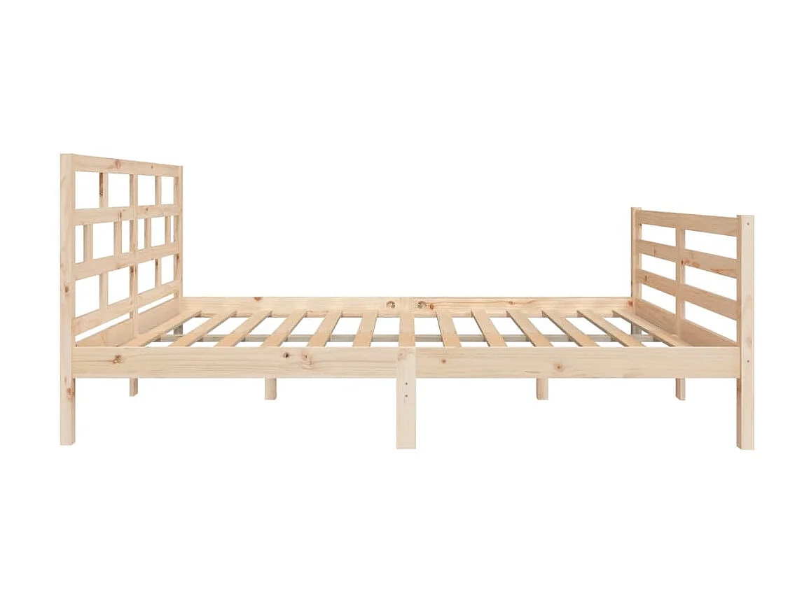 Cama 120x200 cm madeira de pinho maciça PT408735